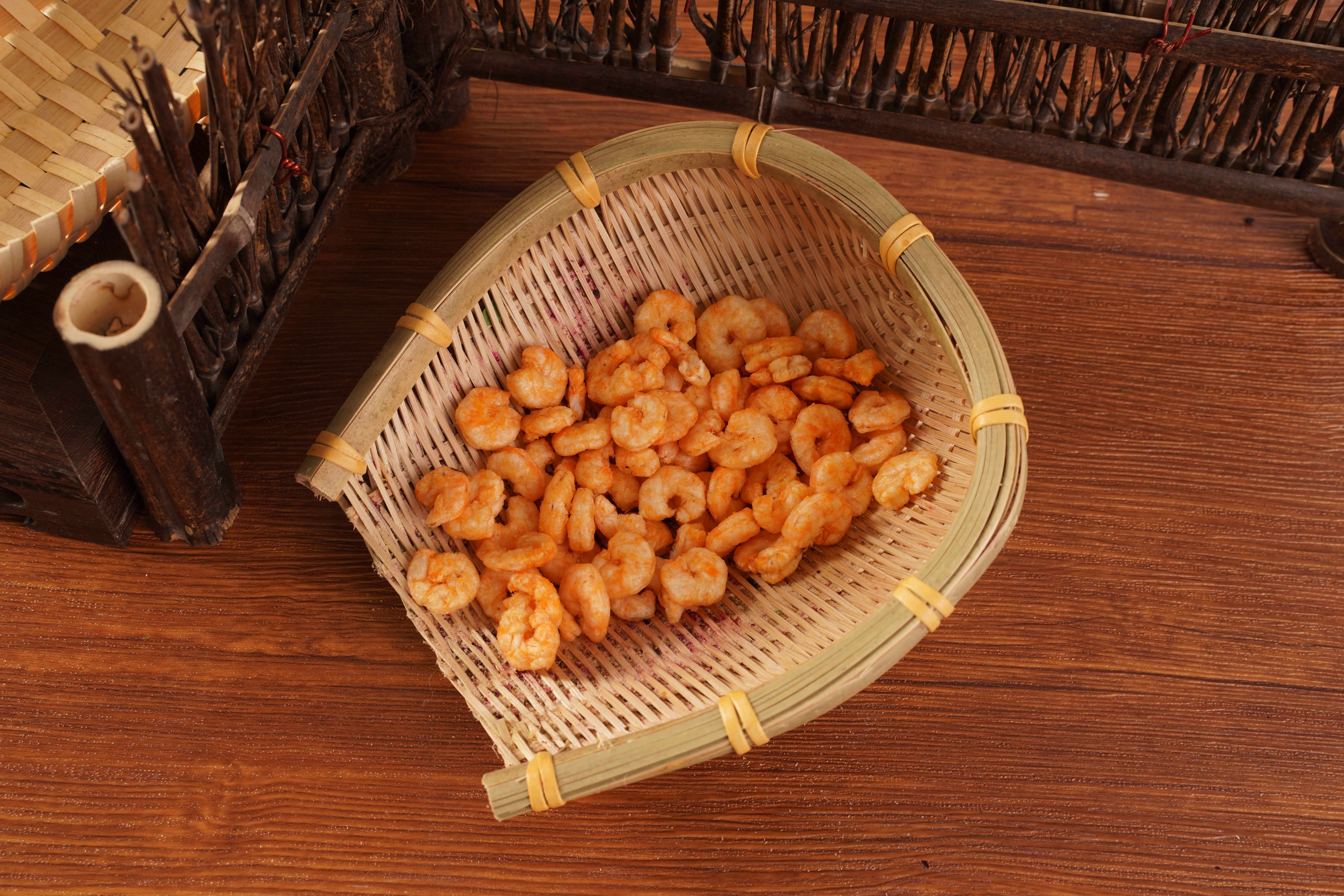 Supply Freeze Dried Peeled Shrimp Clean Label Seafood Ingredient for Food Processing